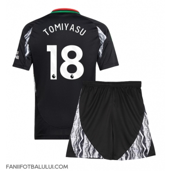 Arsenal Takehiro Tomiyasu #18 Echipament de Fotbal Replică 2024-25 Copii Deplasare (+ Șorturi)
